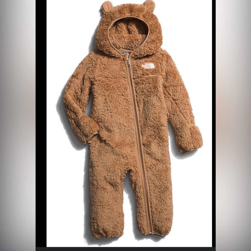 The North Face Brown Kids One Piece Footie - Picture 2 of 9